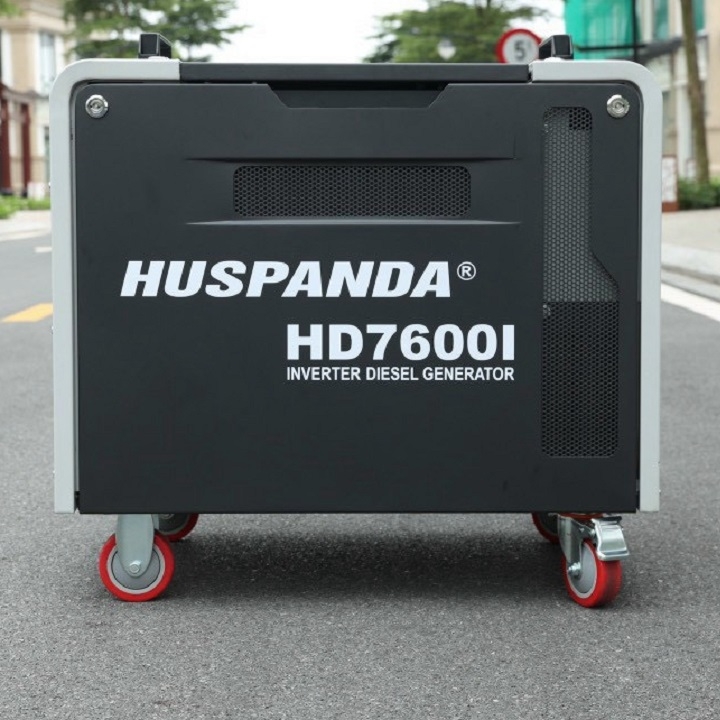 Máy phát điện chạy dầu HUSPANDA 6KW HD7600I inverter siêu cách âm