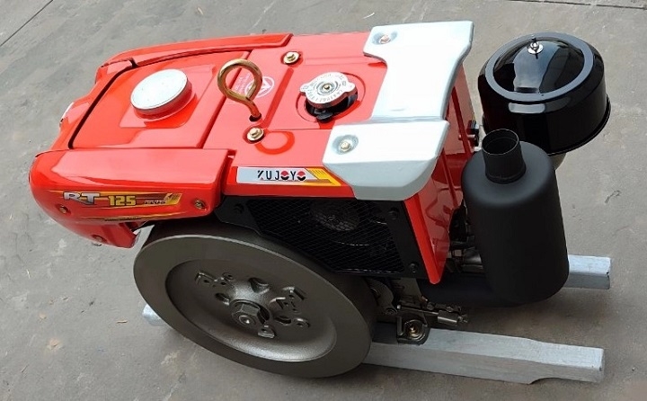 Máy Nổ – Động Cơ Dầu Kujoyo 11HP RT125N (D11 Gió)