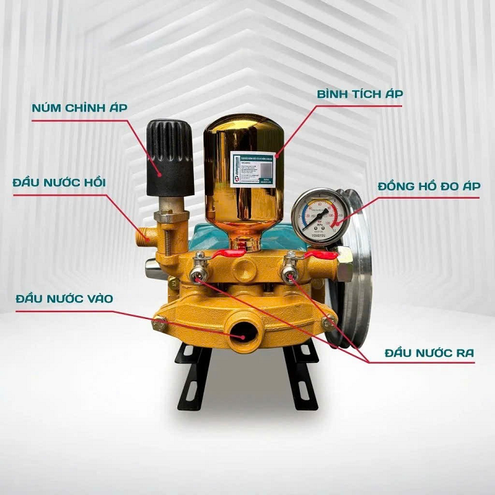 Đầu xịt áp lực NAKAWA 3.5HP NK-348SU