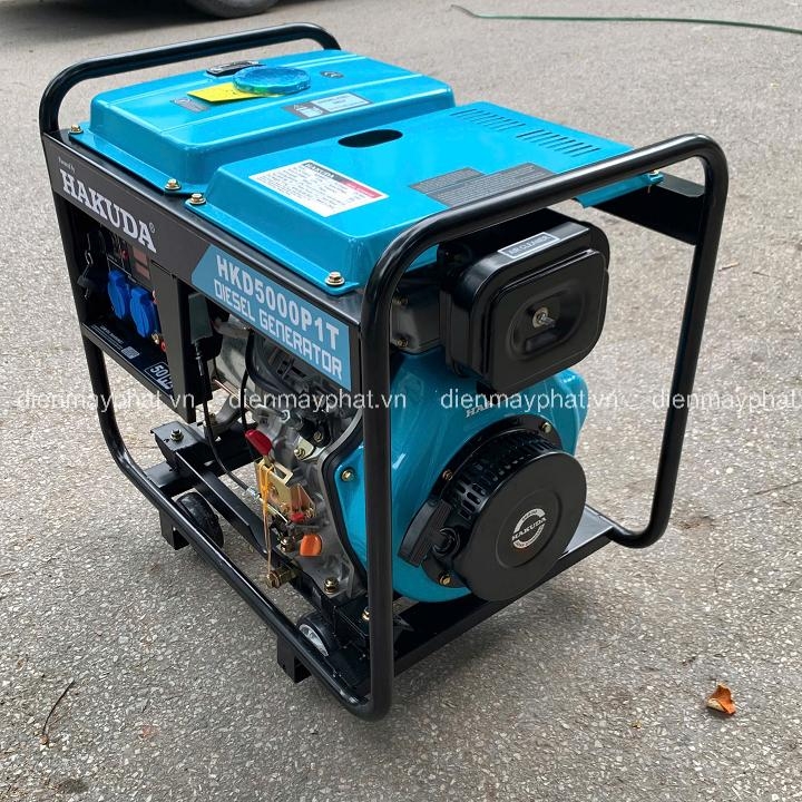 Máy phát điện chạy dầu HAKUDA 5KW HKD5000P1T