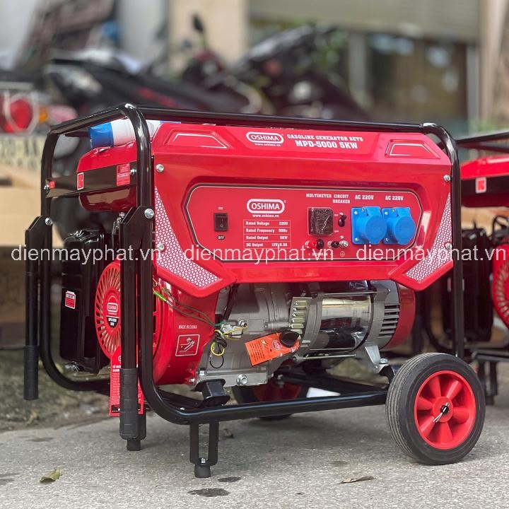 Máy phát điện chạy xăng gia đình OSHIMA MPD5000 5KW