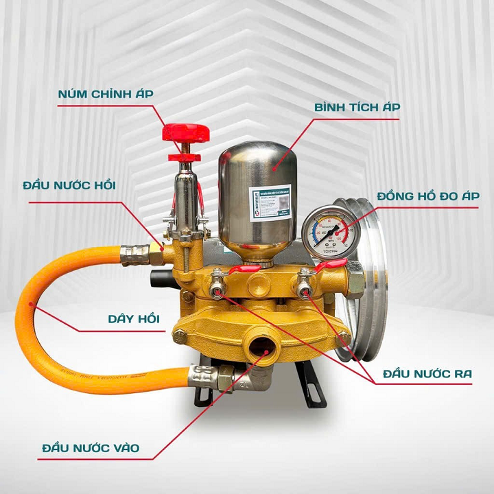 Đầu xịt áp lực NAKAWA 3.5HP NK-3048H