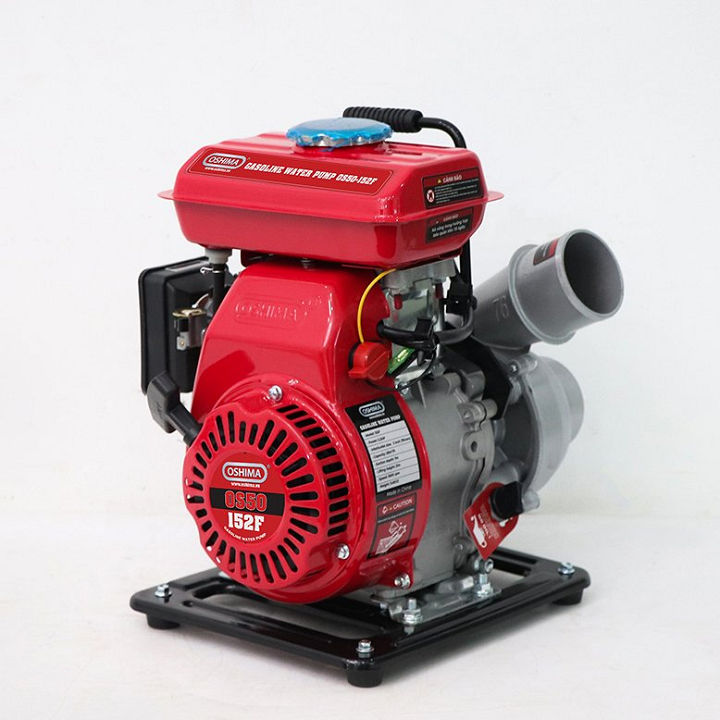 Máy bơm ruộng chạy xăng OSHIMA OS50-152F 2.5HP đỏ 4 thì