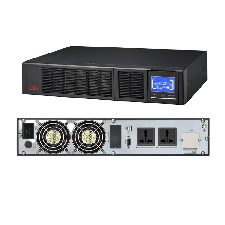 Bộ Lưu Điện UPS Online Rack Masu 2000VA/1800W MS-2KRS LCD