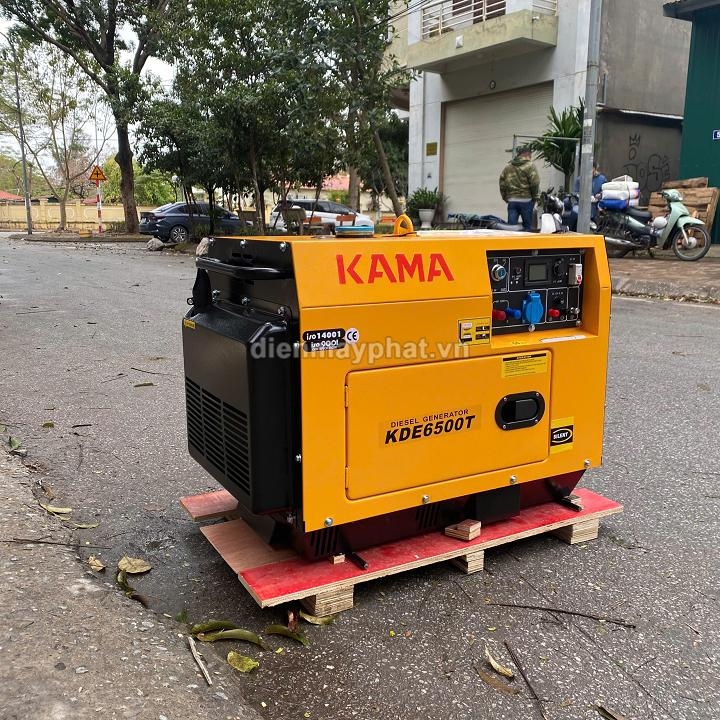 Máy phát điện chạy dầu KAMA 5KW KDE6500T