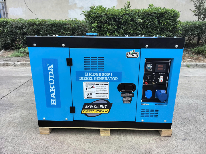 Máy phát điện chạy dầu 8KW HAKUDA HKD8000P1