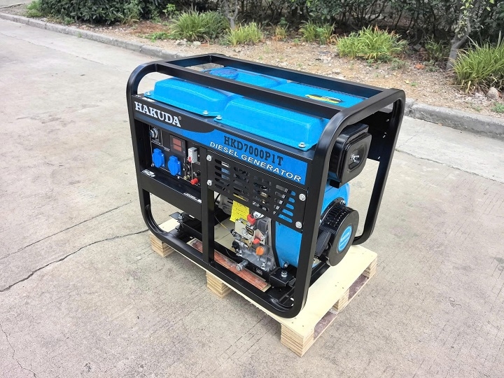 Máy phát điện chạy dầu HAKUDA 7KW HKD7000P1T