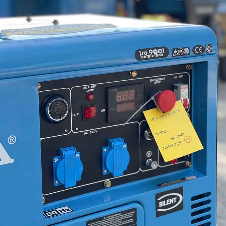 Máy Phát Điện Chạy Dầu Hakuda 7KW HKD7500P1 chống ồn
