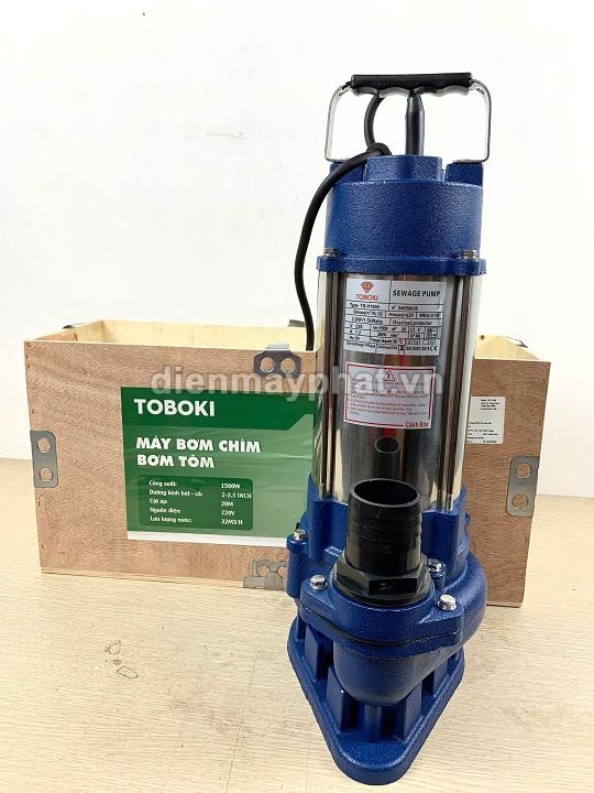 Máy bơm tõm thả chìm nước thải TOBOKI 1500W TK-V1500