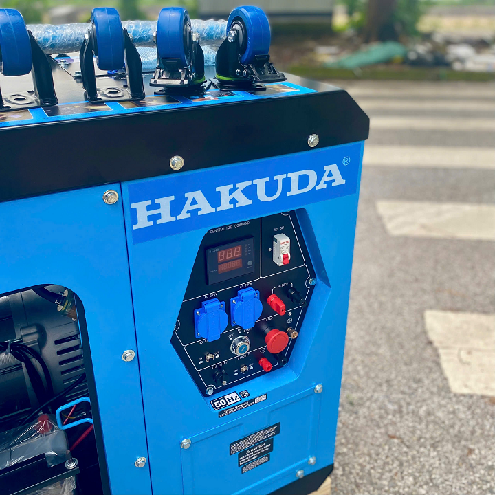 Máy phát điện chạy dầu diesel 10KW HAKUDA HKD10000P1