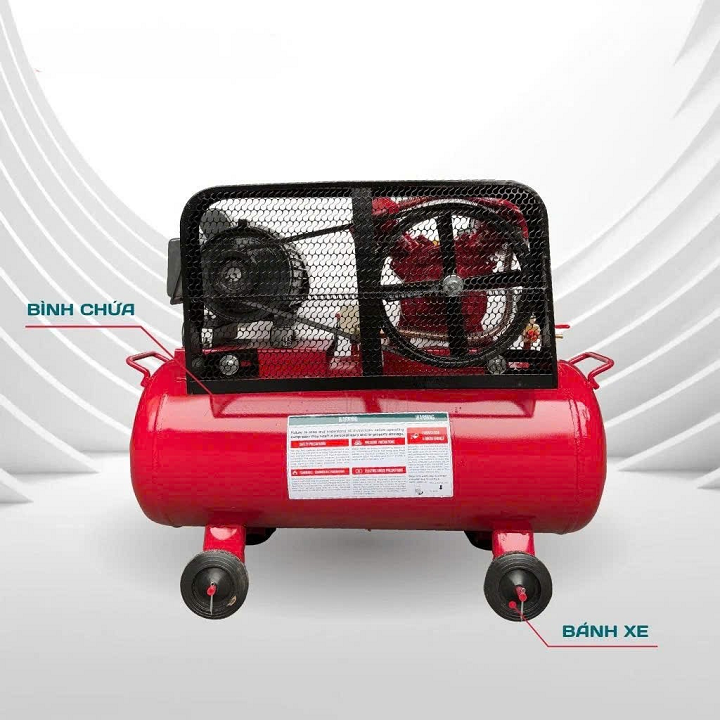 Máy nén khí dây đai 1HP NAKAWA NK1060E 60L