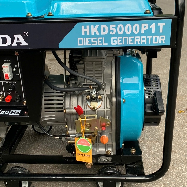 Máy phát điện chạy dầu HAKUDA 5KW HKD5000P1T
