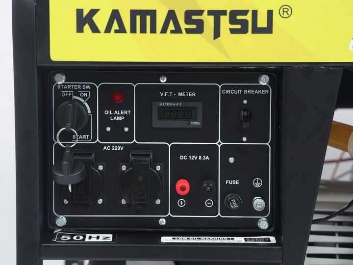Máy phát điện chạy dầu KAMASTSU 5KW KD6500