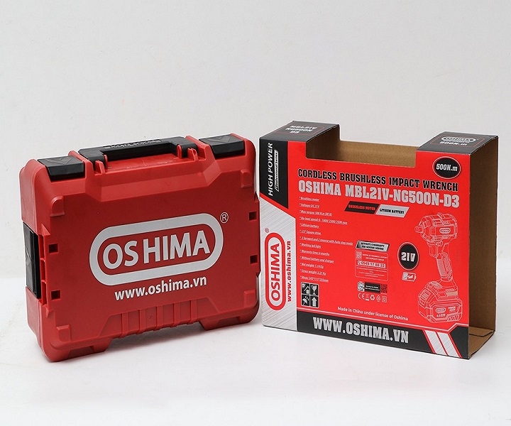 Máy Mở Bu Lông Pin Lithium Oshima MBL21V-NG500N-D3