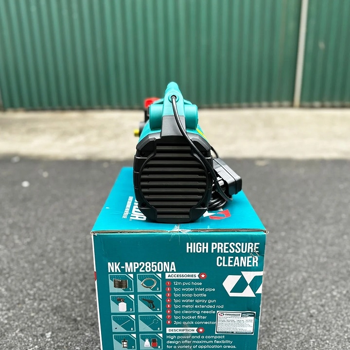 Máy rửa xe mini gia đình 2850W NAKAWA NK-MP2850NA chỉnh áp
