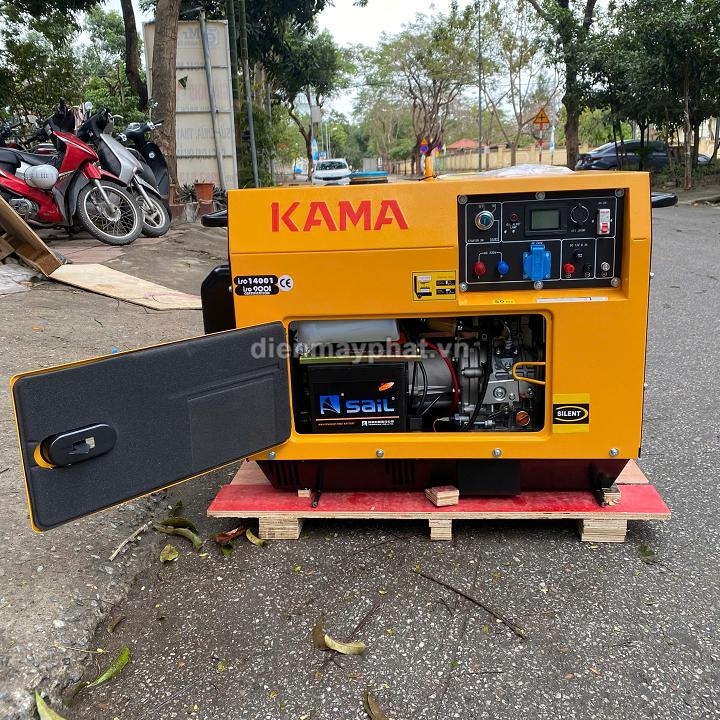 Máy phát điện chạy dầu KAMA 5KW KDE6500T