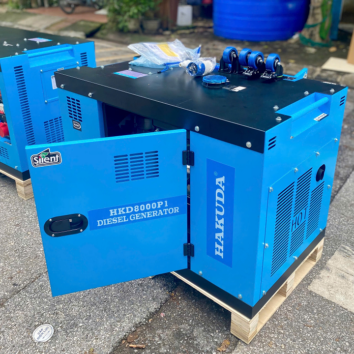 Máy phát điện chạy dầu 8KW HAKUDA HKD8000P1 đề