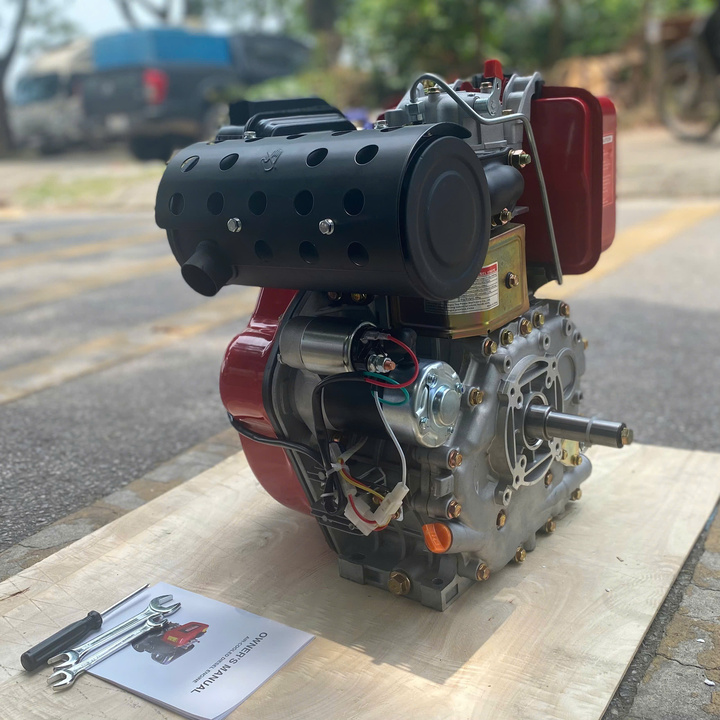 Động cơ dầu HAKUDA HKD192FE 11.6HP có đề