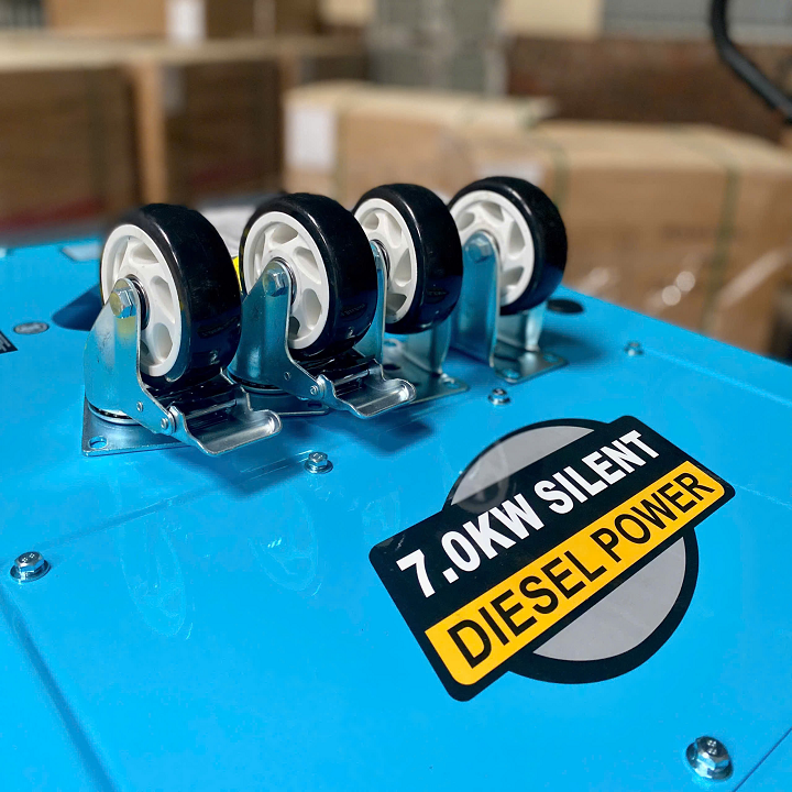 Máy phát điện chạy dầu diesel 7KW HAKUDA HKD7000P1PRO siêu cách âm