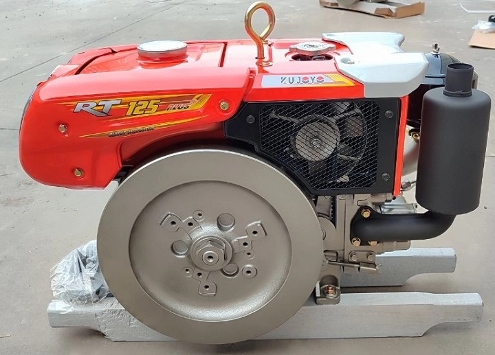 Máy Nổ – Động Cơ Dầu Kujoyo 11HP RT125N (D11 Gió)
