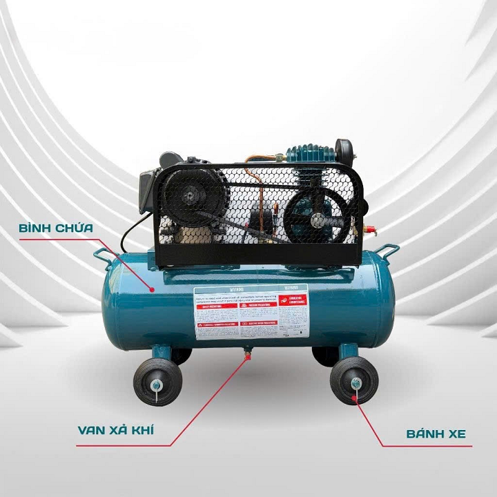 Máy nén khí dây đai 1/2HP NAKAWA NK0540PRO 40L