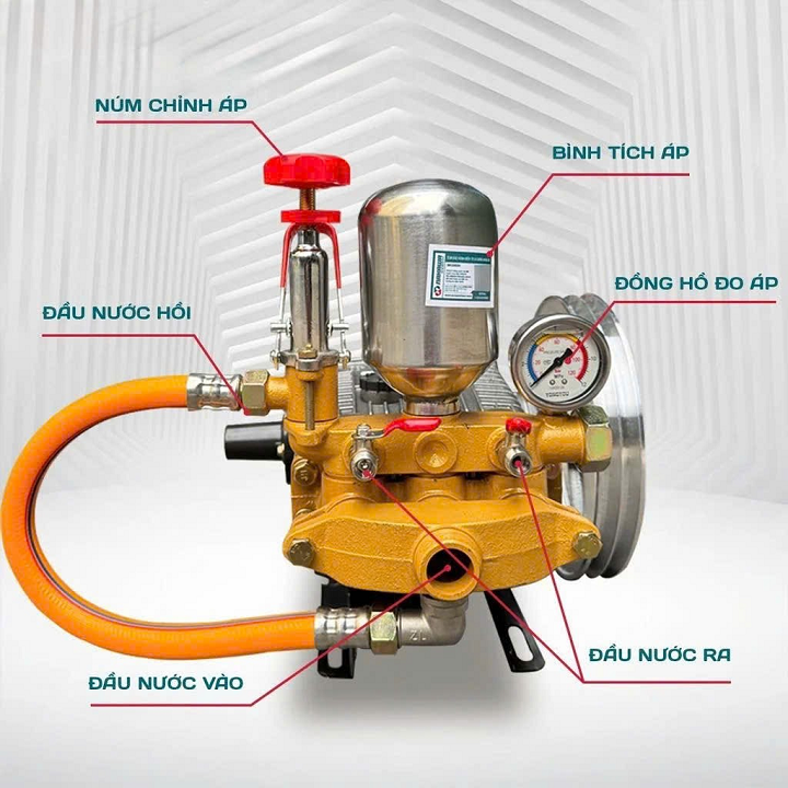 Đầu xịt áp lực NAKAWA 5HP NK-3052H