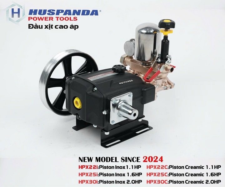 Đầu Phun Xịt 2Hp Huspanda HPX-30C Piston Sứ