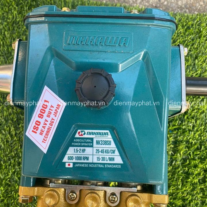 Đầu xịt áp lực NAKAWA NK-338SU piston sứ 1HP