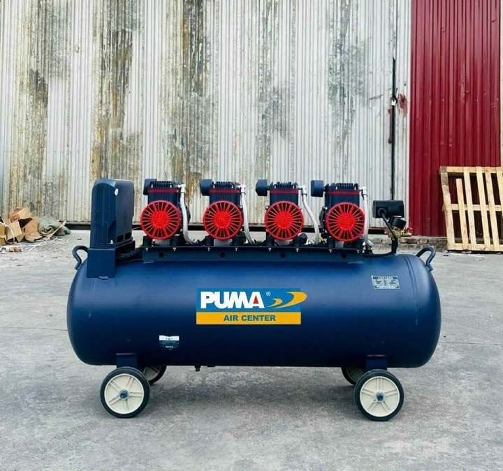 Máy nén khí không dầu giảm âm Puma 4HP 200L