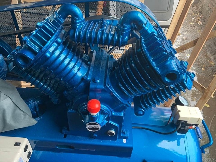 Máy nén khí dây đai Puma 10HP 500L 3 pha áp 12.5 bar