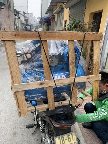 Máy nén khí dây đai Puma 1/4HP 40L XH-40L