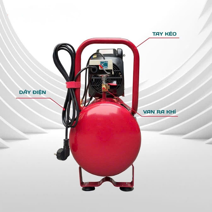 Máy nén khí đầu liền 2 tụ 3.5HP NAKAWA NK2T3550E 50L