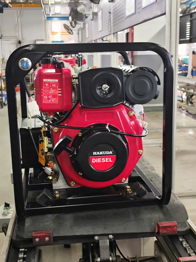 Máy bơm nước chạy dầu cao áp HAKUDA HKD50DGE 4kW