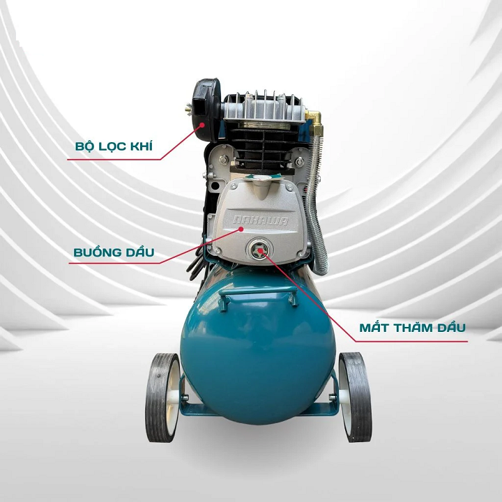 Máy nén khí đầu liền 2 tụ 2.5HP NAKAWA NK2T2530PRO 30L