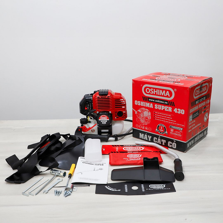 Máy cắt cỏ chạy xăng 2 thì 1.25KW OSHIMA SUPER 430
