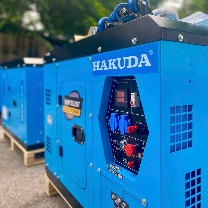 Máy phát điện chạy dầu diesel 10KW HAKUDA HKD10000P1