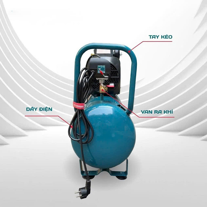 Máy nén khí đầu liền 2 tụ 3.5HP NAKAWA NK2T3550PRO 50L