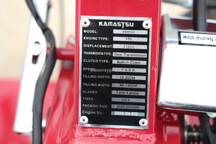 Máy xới đất đa năng chạy xăng Kamastsu 6.5HP KM850S Nhật Bản