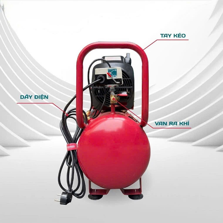Máy nén khí đầu liền 2 tụ 2.5HP NAKAWA NK2T2530E 30L
