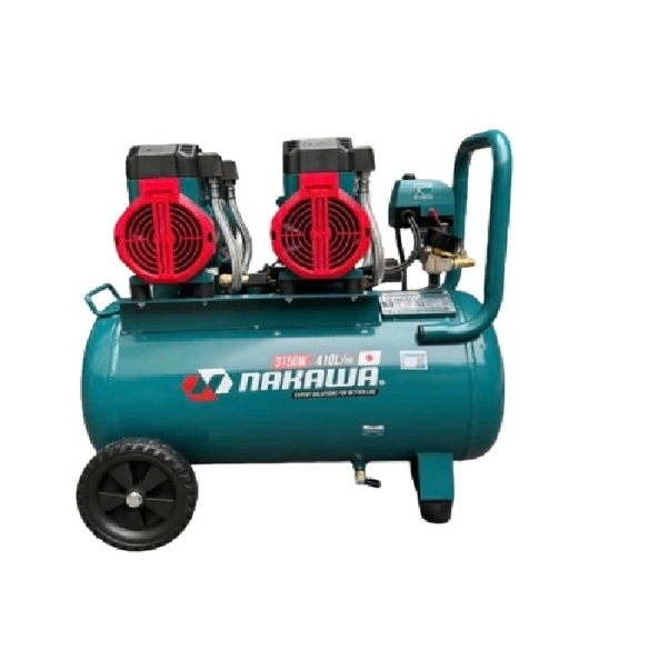 Máy nén khí không dầu tốc nhanh siêu êm 3750W NAKAWA NKBH5050PLUS 50L