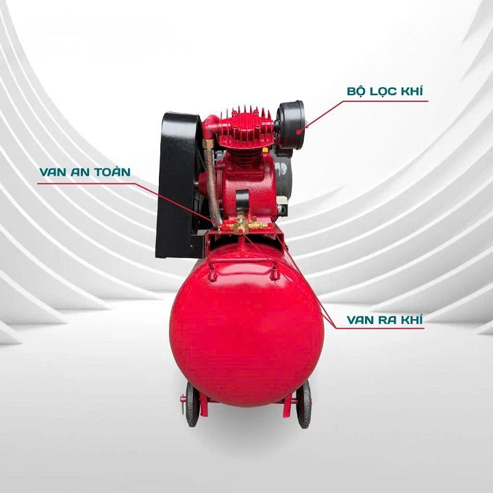 Máy nén khí dây đai 1HP NAKAWA NK1060PRO 60L