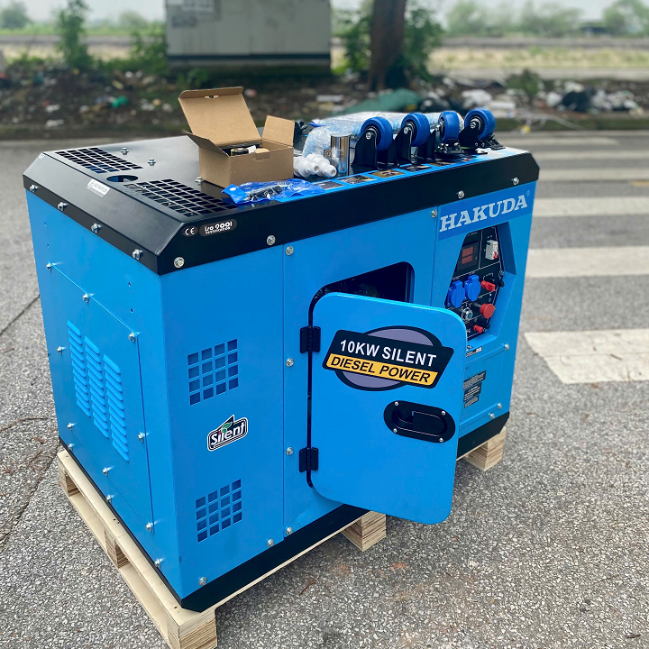 Máy phát điện chạy dầu diesel 10KW HAKUDA HKD10000P1