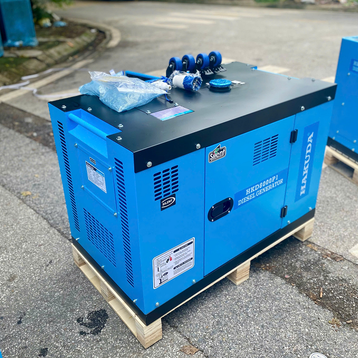 Máy phát điện chạy dầu 8KW HAKUDA HKD8000P1 đề