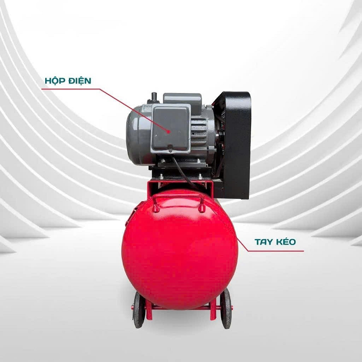 Máy nén khí dây đai 1HP NAKAWA NK1060E 60L