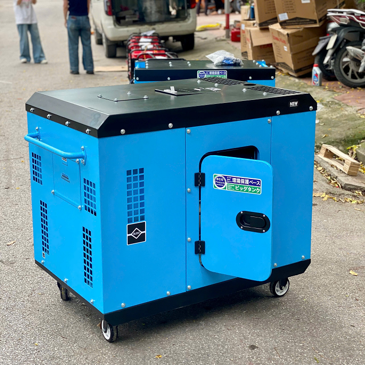 Máy phát điện chạy dầu 10kw HAKUDA HKD10000P3 chống ồn 3 pha