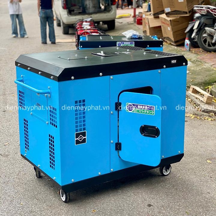 Máy phát điện chạy dầu cách âm HAKUDA HKD10000P1 10KW