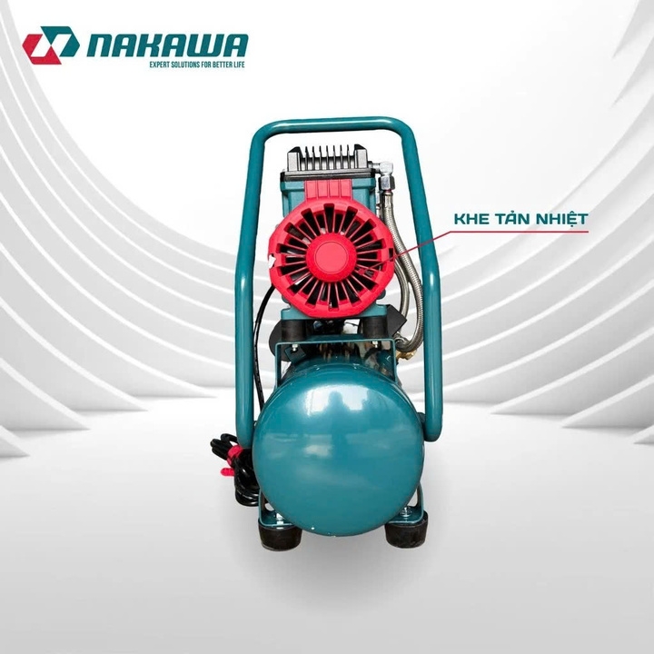 Máy nén khí không dầu tốc nhanh siêu êm NAKAWA 2.8HP NK-28H16L