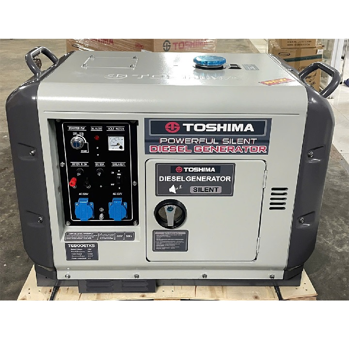 Máy phát điện chạy dầu 5KW TOSHIMA T68ES