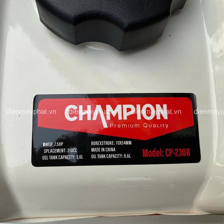 Động cơ xăng CHAMPION 7.5HP CP-230R trục lệch