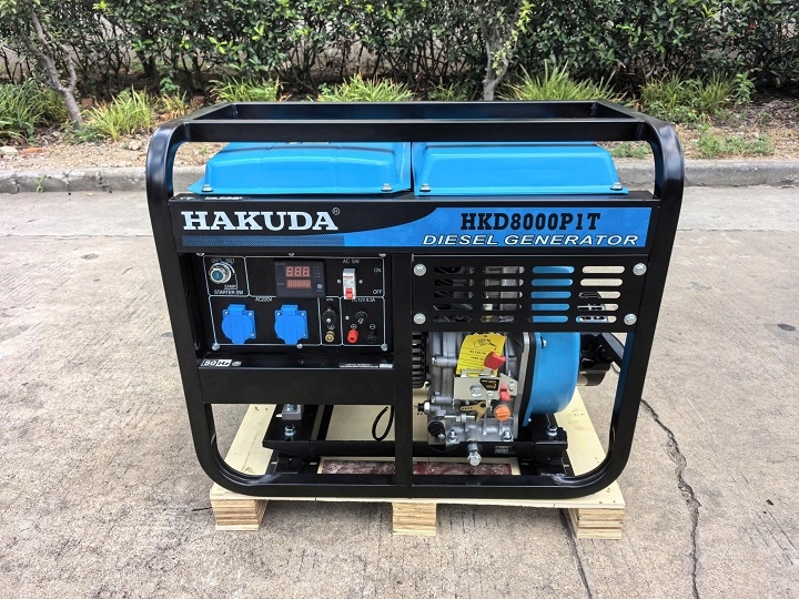 Máy phát điện chạy dầu HAKUDA 8KW HKD8000P1T